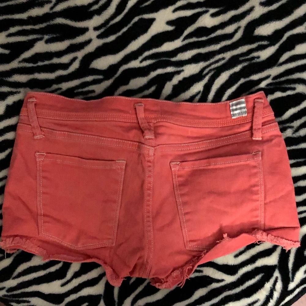 💋Roxy denim tangerine short shorts